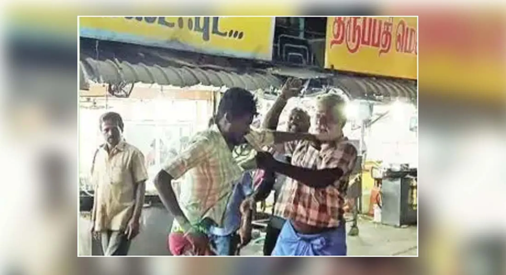 chicken rice not get chicken pieces incident in salem bus stand 